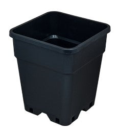 Kruka 13 cm kvadrat svart 2 liter