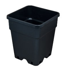 Kruka 18 cm kvadrat svart 5 liter 5-pack